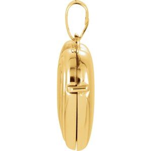 14K Yellow Gold — Heart Shape Locket