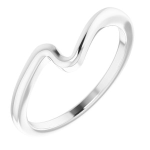 14K White Gold — Matching Band
