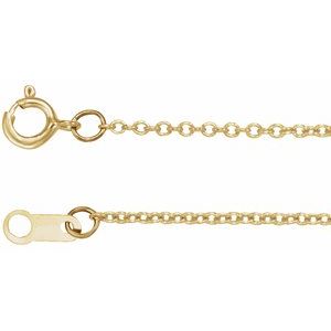 14K Yellow Gold-Filled — Cable Chain