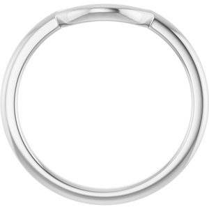 14K White Gold — Matching Band