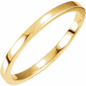 14K Yellow Gold — Matching Band