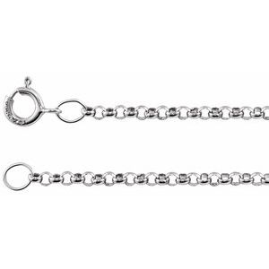 Sterling Silver — Rolo Chain