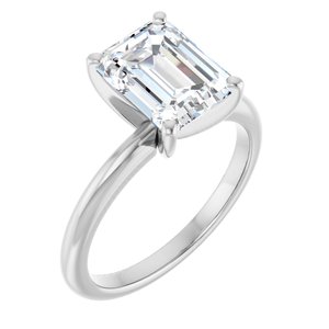 14K White Gold — 2 1/2 Ctw Lab-Grown Diamond Engagement Ring