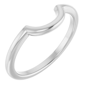 14K White Gold — Matching Band
