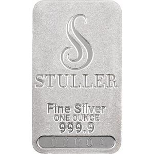 Fine Silver — Stuller 1 Oz Fine Silver Bar
