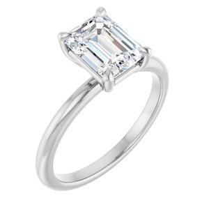 14K White Gold — 1 3/4 Ctw Lab-Grown Diamond Engagement Ring