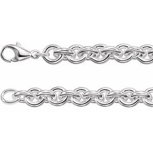 Sterling Silver — Cable Chain