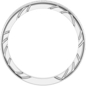 14K White Gold — 1/8 Ctw Natural Diamond Anniversary Band