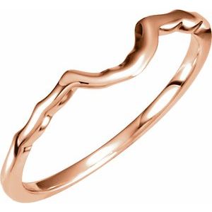 14K Rose Gold — Band