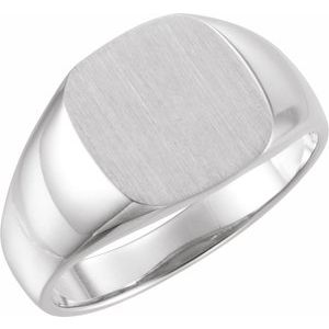 Sterling Silver — Signet Ring