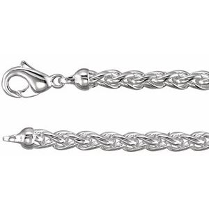 Sterling Silver — Wheat Chain