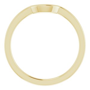14K Yellow Gold — Matching Band