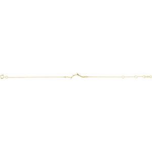 14K Yellow Gold — Branch Bar Bracelet