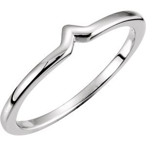 14K White Gold — Matching Band