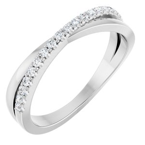 14K White Gold — 1/6 Ctw Natural Diamond Ring