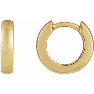 14K Yellow Gold — Hinged Earrings