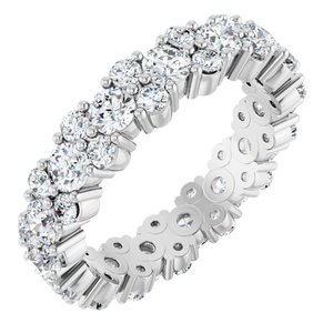 14K White Gold — 1 3/4 Ctw Natural Diamond Eternity Band