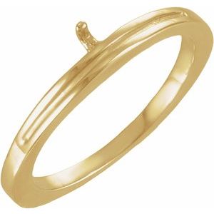 14K Yellow Gold — Matching Band