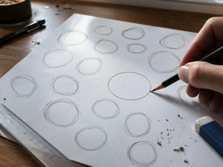 Pencil sketches of ring designs
